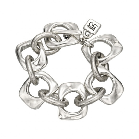 💵SOLD!💵 Silver bracelet by Uno de 50 - Picture 1 of 5